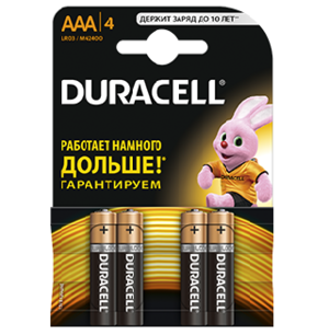 Элемент питания Duracell LR03-2BL BASIC - картинка 1