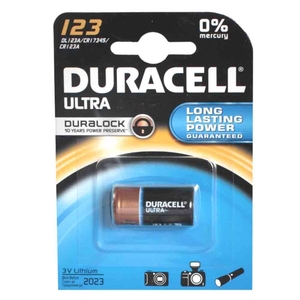 Элемент питания Duracell CR123 ULTRA - картинка 1